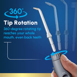 Waterpik Aquarius Water Flosser For Teeth Cleaning, Gums, Braces, Dental Care, Electric Power With 10 Settings, 7 Tips For Multiple Users & Needs, CDA Validated, Black WP-662, Packaging May Vary | 10 pressure settings, For gums, braces, implants and teeth