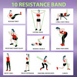 LEEKEY Resistance Bands, Exercise Bands Pull Up Assist Bands - Workout Bands Set - Mobility Band Powerlifting Bands for Men and Women Fitness Training, Physical Therapy,Home Workouts