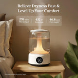 Levoit Humidifiers for Bedroom, Top Fill, Quiet, Knob Control, 360° Nozzle | Cool Mist Air Humidifier for Home, Baby Nursery & Plants, Auto Shut-off for Safety, 25H Lasting, BPA Free