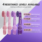LEEKEY Resistance Bands, Exercise Bands Pull Up Assist Bands - Workout Bands Set - Mobility Band Powerlifting Bands for Men and Women Fitness Training, Physical Therapy,Home Workouts