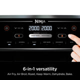 Ninja DualZone Air Fryer, 8 Qt/7.6L, 6-in-1, Grey, DZ801C | Air fry, broil, roast, bake, reheat, dehydrate, 2x4 Qt/3.8L zones, Smart Finish, Match Cook