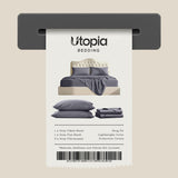 King Sheets Set, 4 Pieces 16" Deep Pocket Hotel Luxury Bed Sheets, Black | Extra Soft Bedsheet Set, Comfy & Breathable Cooling Sheets, Wrinkle & Fade Resistant, Fitted Sheet, Flat Sheet, 2 Pillowcases