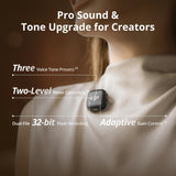 DJI Mic 3 (2 TX + 1 RX + Charging Case), Wireless Microphone | Mini Mic for iPhone/Camera/Android, Ultralight, Adaptive Gain Control, Dual Band Anti-Interference, 28h Use, Vlog