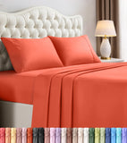 King Sheets Set, 4 Pieces 16" Deep Pocket Hotel Luxury Bed Sheets, Black | Extra Soft Bedsheet Set, Comfy & Breathable Cooling Sheets, Wrinkle & Fade Resistant, Fitted Sheet, Flat Sheet, 2 Pillowcases