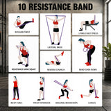 LEEKEY Resistance Bands, Exercise Bands Pull Up Assist Bands - Workout Bands Set - Mobility Band Powerlifting Bands for Men and Women Fitness Training, Physical Therapy,Home Workouts