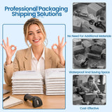 Metronic White Bubble Mailers 6x10 Inch 100 PC Self-Seal Bubble Mailer | Usable Size 6x9" Thick Padded Envelopes Cushion Mailing Padded Envelope Waterproof Shipping Bags for Makeup Jewelry, Supplies