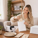Metronic White Bubble Mailers 6x10 Inch 100 PC Self-Seal Bubble Mailer | Usable Size 6x9" Thick Padded Envelopes Cushion Mailing Padded Envelope Waterproof Shipping Bags for Makeup Jewelry, Supplies