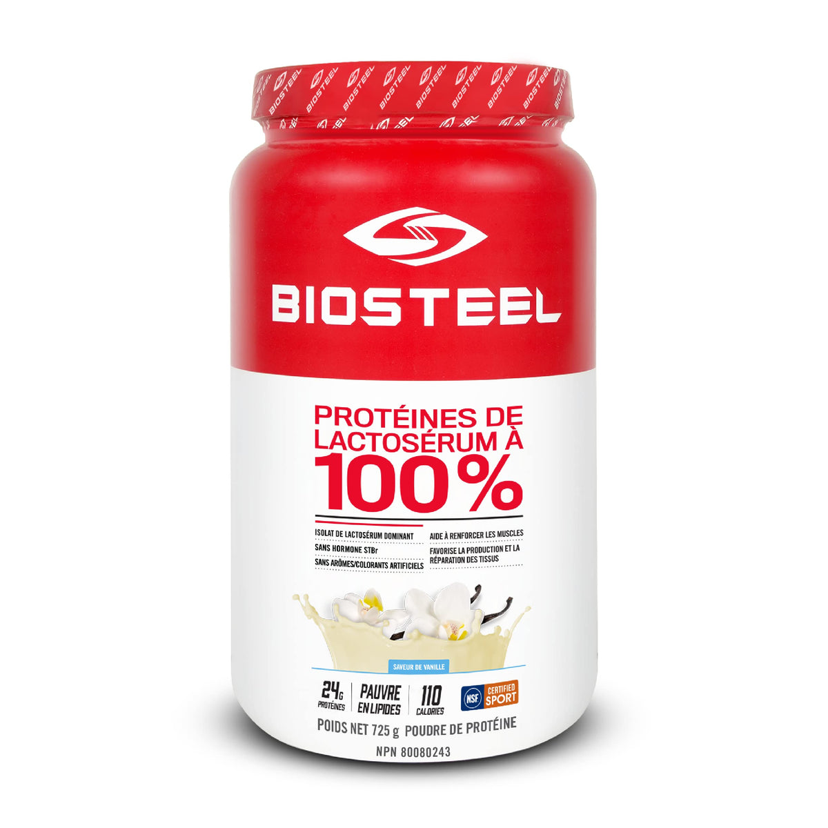 BioSteel 100% Whey Protein Powder, rBGH Hormone Free and Non-GMO Post Workout Formula, Vanilla, 25 Servings 🍁 All In One Marketplace Canada – view 2