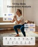 RENPHO Body Fat Scale, Smart Scale for Body Weight, BMI Digital Bathroom Weight Scale, Body Measurements with Smartphone App sync with Bluetooth, 400 lbs - Black, Elis 1 | BMI Digital Bathroom Weight Scale, Body Measurements with Smartphone App sync with