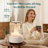 Levoit Humidifiers for Bedroom, Top Fill, Quiet, Knob Control, 360° Nozzle | Cool Mist Air Humidifier for Home, Baby Nursery & Plants, Auto Shut-off for Safety, 25H Lasting, BPA Free