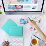Metronic White Bubble Mailers 6x10 Inch 100 PC Self-Seal Bubble Mailer | Usable Size 6x9" Thick Padded Envelopes Cushion Mailing Padded Envelope Waterproof Shipping Bags for Makeup Jewelry, Supplies