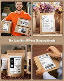 MUNBYN 4x6 Direct Thermal Fanfold Shipping Labels 500 Pics for Address Mailing Postage USPS UPS FedEx Amazon Ebay Shipping Labels, Commercial Grade