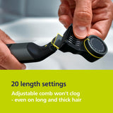 Philips OneBlade 360 Pro, Wet & Dry, Trim, Edge & Shave with the 14 lengths Precision Comb, QP6542/15