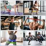 LEEKEY Resistance Bands, Exercise Bands Pull Up Assist Bands - Workout Bands Set - Mobility Band Powerlifting Bands for Men and Women Fitness Training, Physical Therapy,Home Workouts