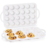 Silicone Muffin Pan, with Metal Reinforced Frame 2.8 Inch Regular Size Silicone Cupcake Pan Nonstick 12 Cups for Baking Homemade Muffins, Cupcakes, Egg Bites 2 Pack Dishwasher Safe BPA Free