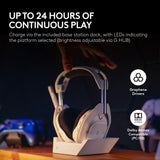 Logitech G Astro A50 Multi-Platform Wireless Gaming Headset - Black | For PS5, Xbox, PC, Switch - PLAYSYNC Audio Switcher, <16 bit/48kHz (Console), <24 bit/48 kHz (PC), <24hr Battery, 2.4GHz & BT