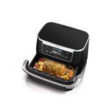 Ninja DualZone Air Fryer, 8 Qt/7.6L, 6-in-1, Grey, DZ801C | Air fry, broil, roast, bake, reheat, dehydrate, 2x4 Qt/3.8L zones, Smart Finish, Match Cook