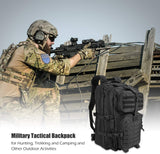 ProCase Tactical Backpack 42L Large Rucksack 3 Day Outdoor Military Army Assault Pack Go Bag Backpacks -Black