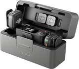 DJI Mic 3 (2 TX + 1 RX + Charging Case), Wireless Microphone | Mini Mic for iPhone/Camera/Android, Ultralight, Adaptive Gain Control, Dual Band Anti-Interference, 28h Use, Vlog