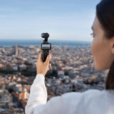 DJI Osmo Pocket 4 Creator Combo, Pocket Gimbal Vlog Camera | 1″ CMOS & 4K/240fps, 2× Lossless Zoom, 107GB Built-in Storage, Mic 3 Transmitter, Fill Light, Osmo Mini Tripod