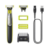 Philips OneBlade 360 Pro, Wet & Dry, Trim, Edge & Shave with the 14 lengths Precision Comb, QP6542/15