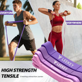 LEEKEY Resistance Bands, Exercise Bands Pull Up Assist Bands - Workout Bands Set - Mobility Band Powerlifting Bands for Men and Women Fitness Training, Physical Therapy,Home Workouts