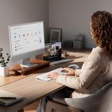 iClever DK05 Bluetooth Keyboard and Mouse Combo - 2.4G Wireless Rechargeable Keyboard Mouse, Compact Design with Numeric Keypad, Multi-Device Connection, Comfortable Typing for PC/Laptop/Windows/Mac