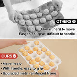 Silicone Muffin Pan, with Metal Reinforced Frame 2.8 Inch Regular Size Silicone Cupcake Pan Nonstick 12 Cups for Baking Homemade Muffins, Cupcakes, Egg Bites 2 Pack Dishwasher Safe BPA Free