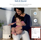 Levoit Humidifiers for Bedroom, Top Fill, Quiet, Knob Control, 360° Nozzle | Cool Mist Air Humidifier for Home, Baby Nursery & Plants, Auto Shut-off for Safety, 25H Lasting, BPA Free