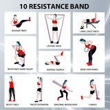 LEEKEY Resistance Bands, Exercise Bands Pull Up Assist Bands - Workout Bands Set - Mobility Band Powerlifting Bands for Men and Women Fitness Training, Physical Therapy,Home Workouts