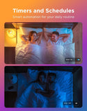 Govee Smart Bulbs, A19 LED Light Bulb, 800 Lumen, E26 Base, 4 Packs | Works with Matter Alexa & Google Assistant, RGBWW Color Changing Light Bulb, Music Sync, WiFi & Bluetooth Connection