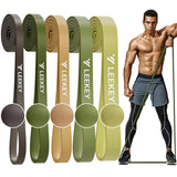 LEEKEY Resistance Bands, Exercise Bands Pull Up Assist Bands - Workout Bands Set - Mobility Band Powerlifting Bands for Men and Women Fitness Training, Physical Therapy,Home Workouts