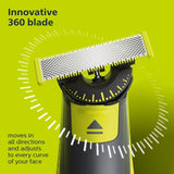 Philips OneBlade 360 Pro, Wet & Dry, Trim, Edge & Shave with the 14 lengths Precision Comb, QP6542/15