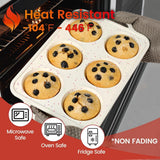Silicone Muffin Pan, with Metal Reinforced Frame 2.8 Inch Regular Size Silicone Cupcake Pan Nonstick 12 Cups for Baking Homemade Muffins, Cupcakes, Egg Bites 2 Pack Dishwasher Safe BPA Free