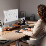 iClever DK05 Bluetooth Keyboard and Mouse Combo - 2.4G Wireless Rechargeable Keyboard Mouse, Compact Design with Numeric Keypad, Multi-Device Connection, Comfortable Typing for PC/Laptop/Windows/Mac