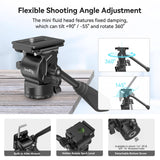 SmallRig FreeBlazer 73" Video Tripod for Vertical/Horizontal Shooting, Monopod Conversion, Rotatable QR Plate, for Camcorder, Mirrorless, DSLR, with Carry Bag, Load up to 11 lbs/5 kg - 4307