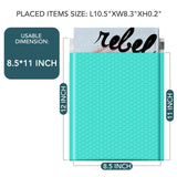 Metronic White Bubble Mailers 6x10 Inch 100 PC Self-Seal Bubble Mailer | Usable Size 6x9" Thick Padded Envelopes Cushion Mailing Padded Envelope Waterproof Shipping Bags for Makeup Jewelry, Supplies