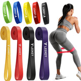 LEEKEY Resistance Bands, Exercise Bands Pull Up Assist Bands - Workout Bands Set - Mobility Band Powerlifting Bands for Men and Women Fitness Training, Physical Therapy,Home Workouts
