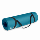 CAP Barbell 1/2-Inch High Density Exercise Yoga Mat with Strap | Multiple Options
