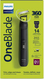 Philips OneBlade 360 Pro, Wet & Dry, Trim, Edge & Shave with the 14 lengths Precision Comb, QP6542/15