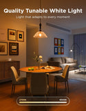 Govee Smart Bulbs, A19 LED Light Bulb, 800 Lumen, E26 Base, 4 Packs | Works with Matter Alexa & Google Assistant, RGBWW Color Changing Light Bulb, Music Sync, WiFi & Bluetooth Connection