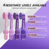 LEEKEY Resistance Bands, Exercise Bands Pull Up Assist Bands - Workout Bands Set - Mobility Band Powerlifting Bands for Men and Women Fitness Training, Physical Therapy,Home Workouts