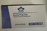 Pro-Medix Alcohol Prep Pad by STEVENS | Sterile Wipes | Medium Size | 2-Ply Cotton 70% Isopropyl Individually Wrapped (400 Pads)