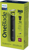 Philips OneBlade 360 Pro, Wet & Dry, Trim, Edge & Shave with the 14 lengths Precision Comb, QP6542/15