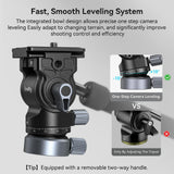 SmallRig FreeBlazer 73" Video Tripod for Vertical/Horizontal Shooting, Monopod Conversion, Rotatable QR Plate, for Camcorder, Mirrorless, DSLR, with Carry Bag, Load up to 11 lbs/5 kg - 4307