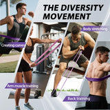 LEEKEY Resistance Bands, Exercise Bands Pull Up Assist Bands - Workout Bands Set - Mobility Band Powerlifting Bands for Men and Women Fitness Training, Physical Therapy,Home Workouts