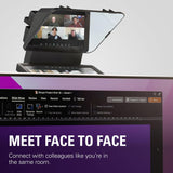 Elgato Prompter, Teleprompter with Built-in Screen | Drag-and-drop display, Supports DSLR, webcam, smartphone, Read chat or scripts, Works with Mac, PC, Stream Deck
