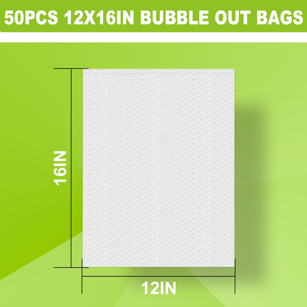 50 Pcs Bubble Pouch Wraps, 8''x10'' Clear Bubble Out Bags for Packing, Double Walled Cushioning Bags for Shipping, Storage and Moving(Not Self-Seal) | Double-Walled Protection for Safe Packing & Shipping,Clear,Lightweight Durable Cushioning. Ideal for Sto
