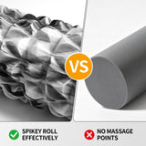 Foam Roller,IIQ Foam Rollers for Back and Legs 6 in 1 Foam Roller Massage Set Includes Muscle Roller Stick, Stretching Strap, Plantar Fasciitis Balls, All in Carry Bag