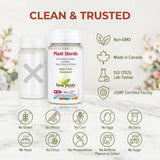 New Roots Herbal Plant Sterols Supplement Powder, 80 g, 66 Servings | Plant Sterol Powder, Cholesterol Support, Blends Into Meals, No Non-Medicinal Ingredients, 1.2g per 1/2 tsp, Canada-Made